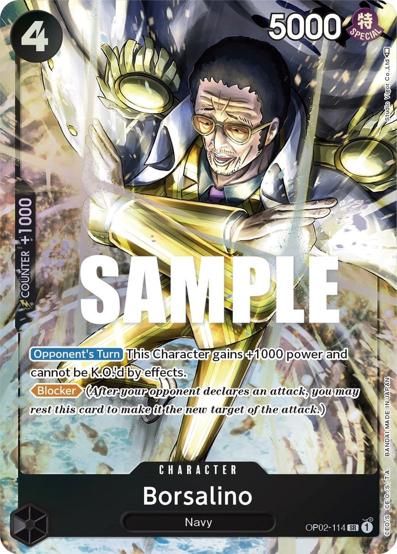Borsalino (Alternate Art) (OP02-114) (Paramount War)