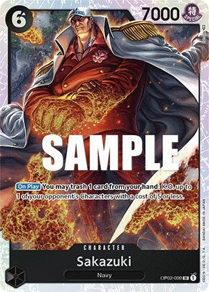 Image for Sakazuki (OP02-099) (Paramount War) - One Piece Card Game