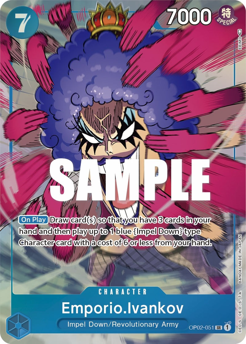 Emporio.Ivankov (051) (Alternate Art) (OP02-051) (Paramount War)