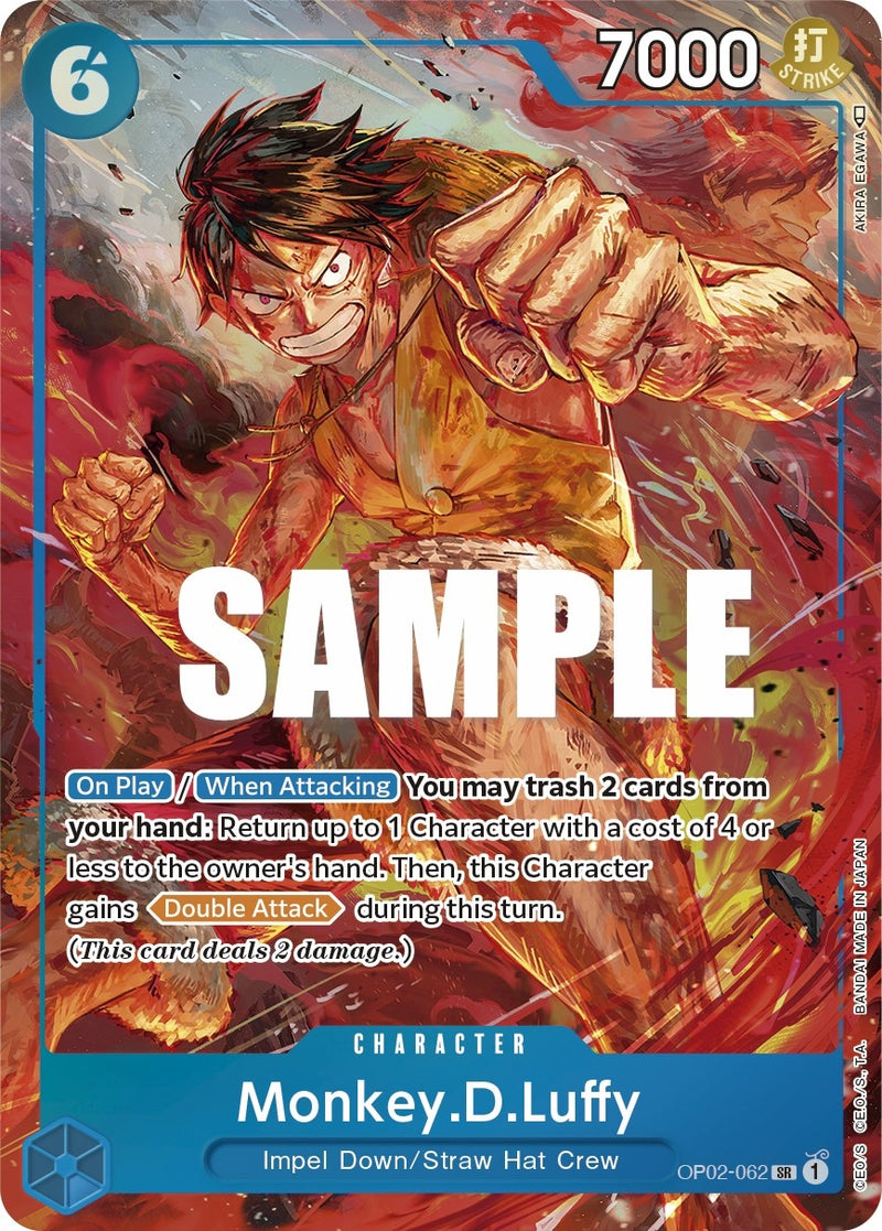 Monkey.D.Luffy (062) (Alternate Art) (OP02-062) (Paramount War)