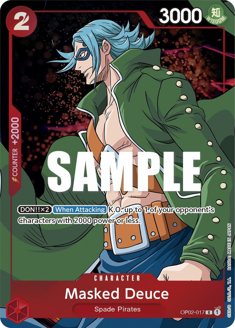 Masked Deuce (Alternate Art) (OP02-017) (Paramount War)