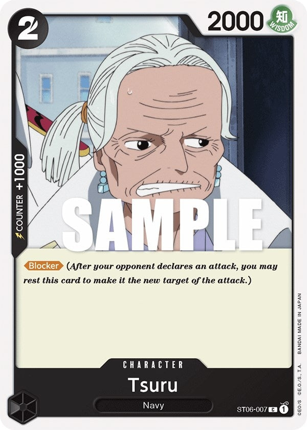 Image for Tsuru (ST06-007) (Starter Deck 6: Absolute Justice) - One Piece Card Game