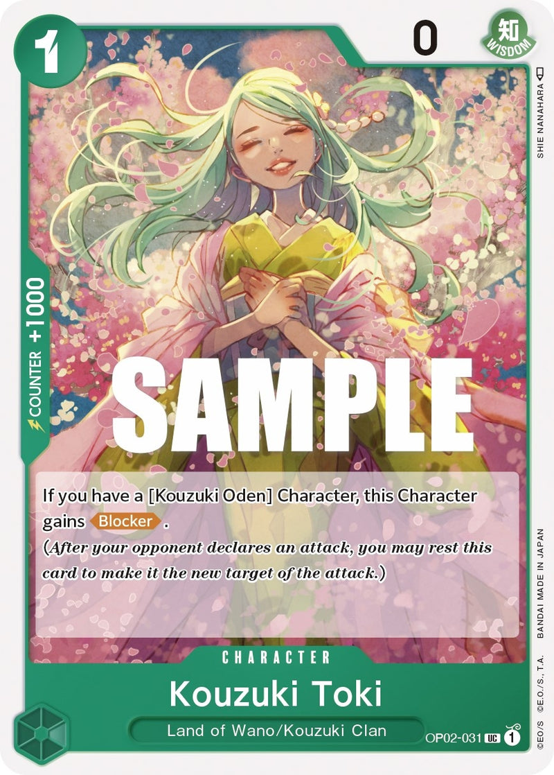 Image for Kouzuki Toki (OP02-031) (Paramount War) - One Piece Card Game