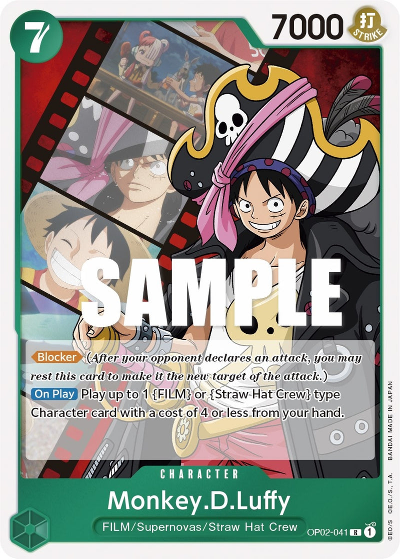 Monkey.D.Luffy (041) (OP02-041) (Paramount War)