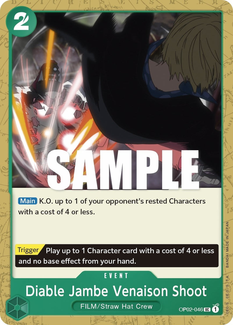 Image for Diable Jambe Venaison Shoot (OP02-046) (Paramount War) - One Piece Card Game