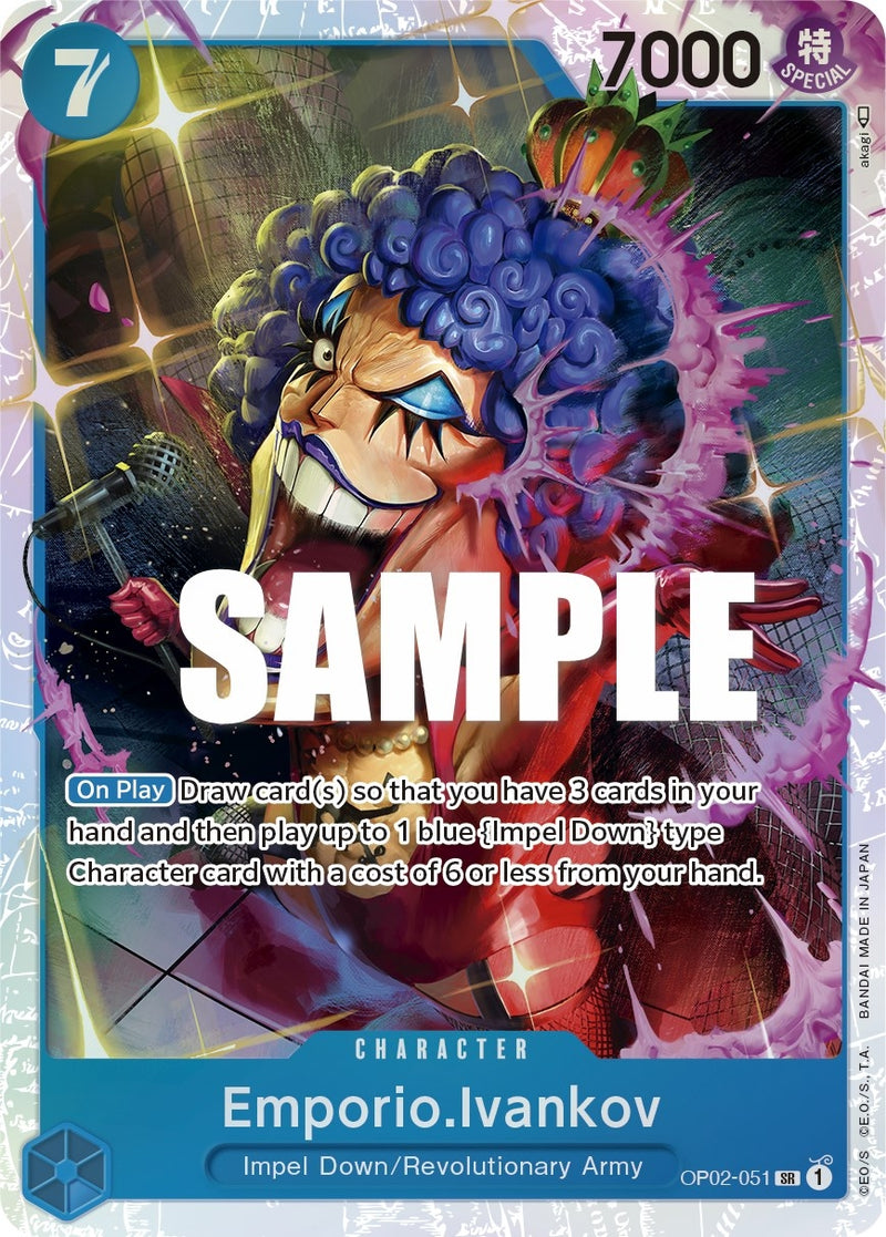 Image for Emporio.Ivankov (051) (OP02-051) (Paramount War) - One Piece Card Game