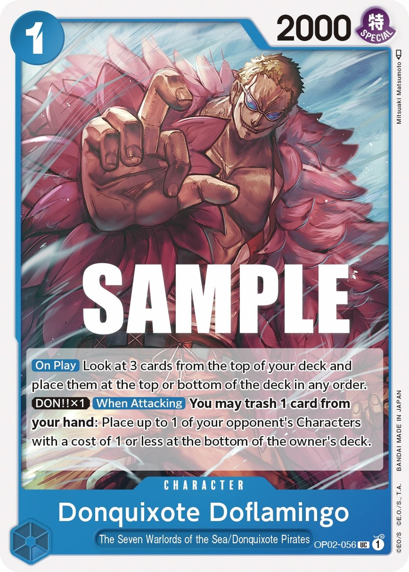 Image for Donquixote Doflamingo (OP02-056) (Paramount War) - One Piece Card Game