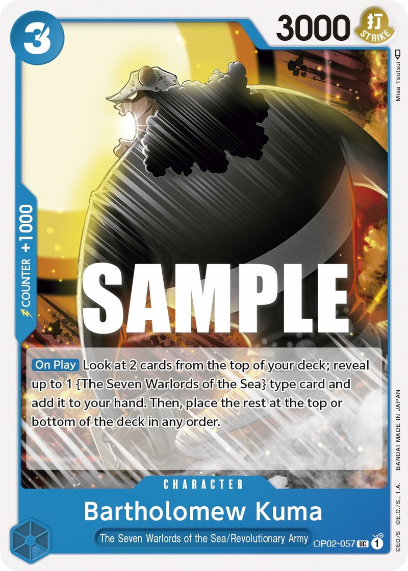 Image for Bartholomew Kuma (OP02-057) (Paramount War) - One Piece Card Game