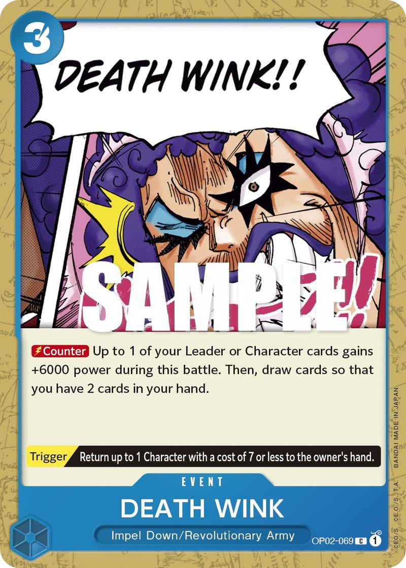 Image for DEATH WINK (OP02-069) (Paramount War) - One Piece Card Game