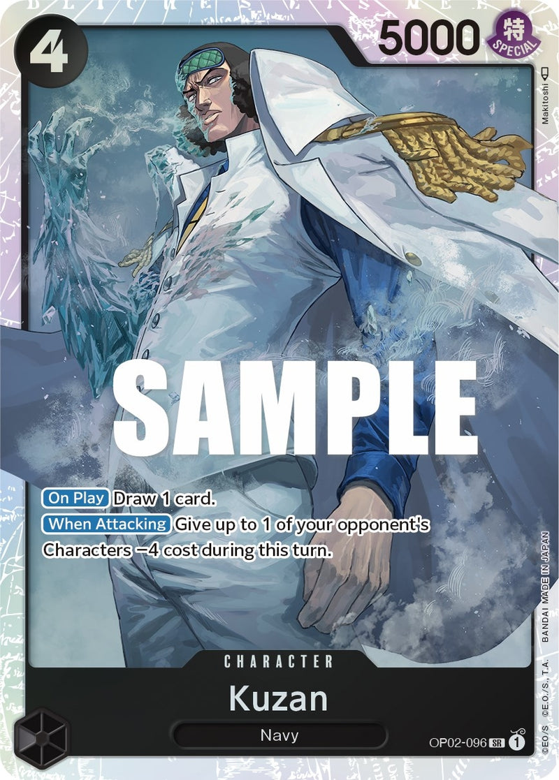 Image for Kuzan (096) (OP02-096) (Paramount War) - One Piece Card Game