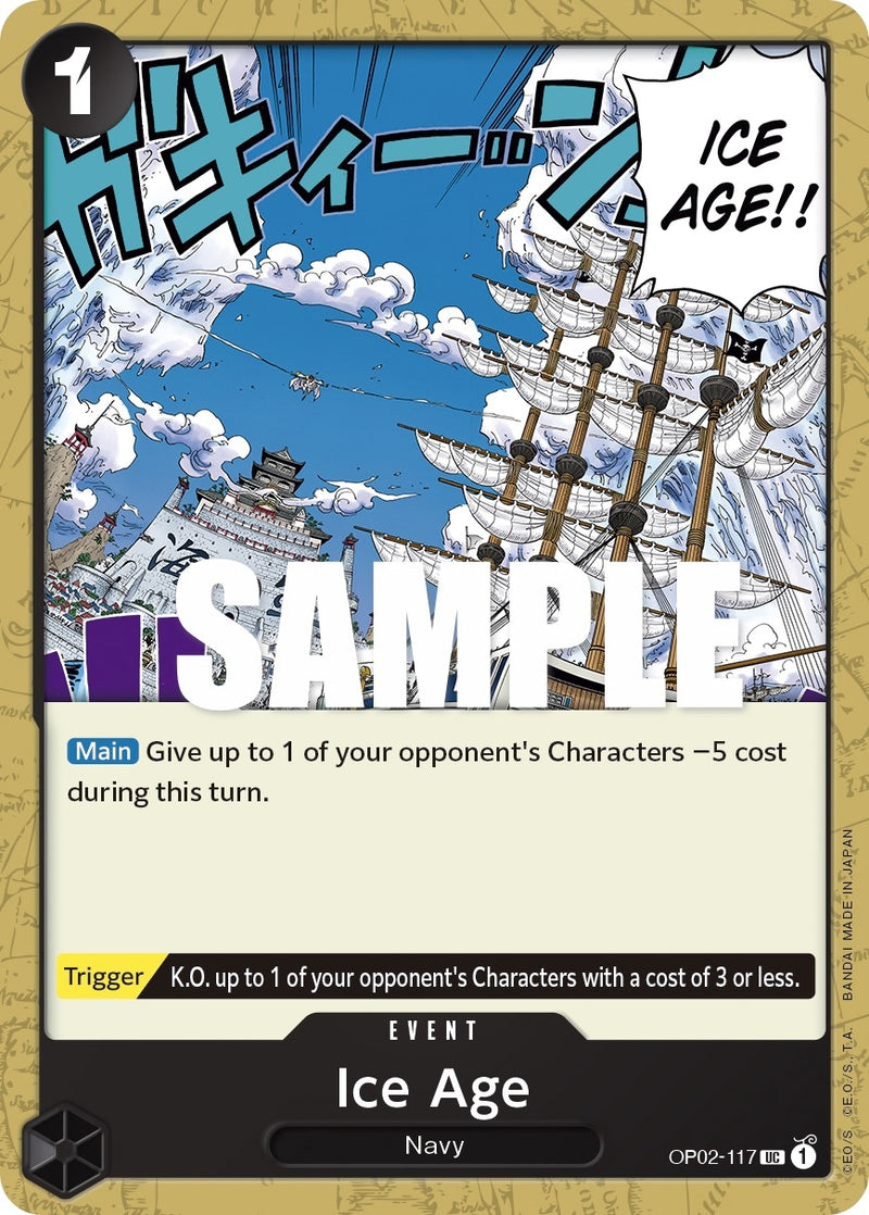 Image for Ice Age (OP02-117) (Paramount War) - One Piece Card Game