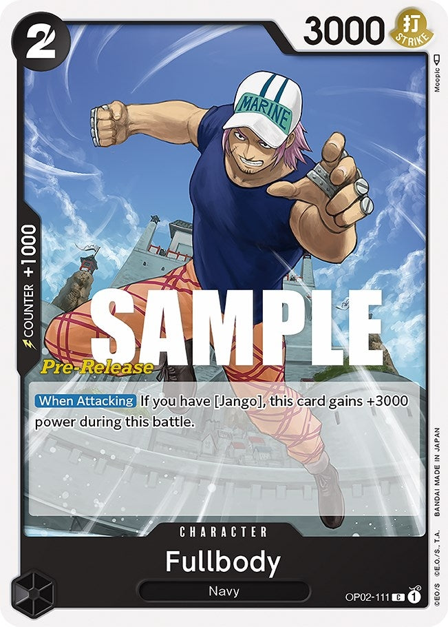 Image for Fullbody (OP02-111) (Paramount War Pre-Release Cards) - One Piece Card Game
