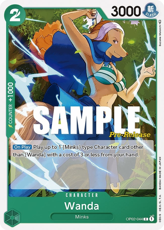 Wanda (OP02-044) (Paramount War Pre-Release Cards)