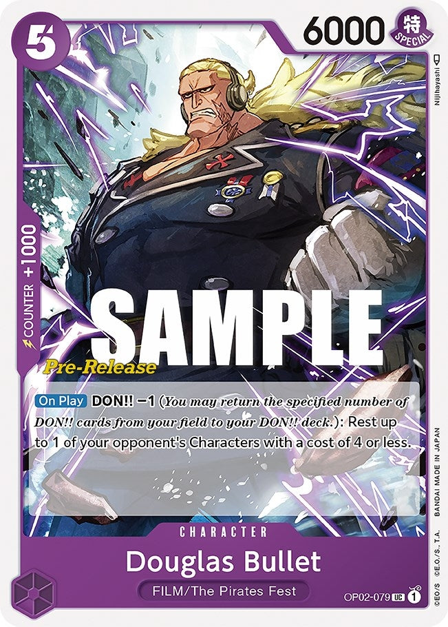 Image for Douglas Bullet (OP02-079) (Paramount War Pre-Release Cards) - One Piece Card Game