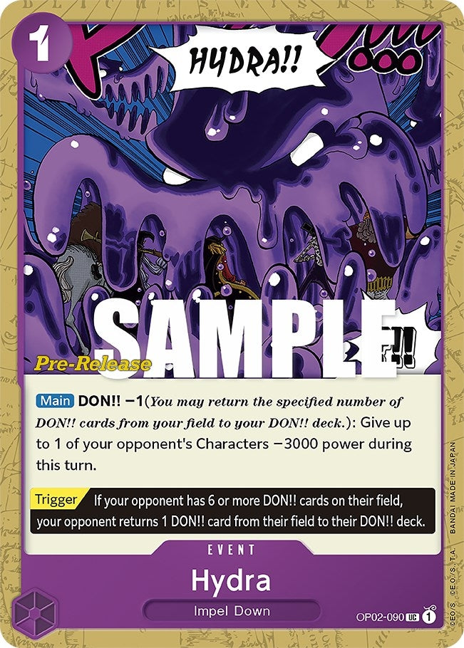 Hydra (OP02-090) (Paramount War Pre-Release Cards)