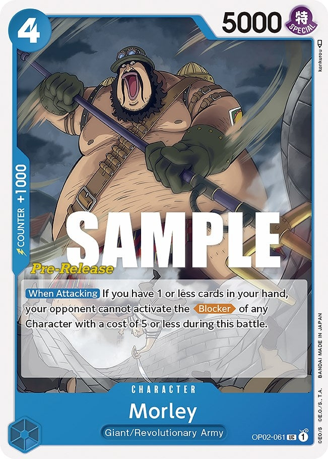 Image for Morley (OP02-061) (Paramount War Pre-Release Cards) - One Piece Card Game
