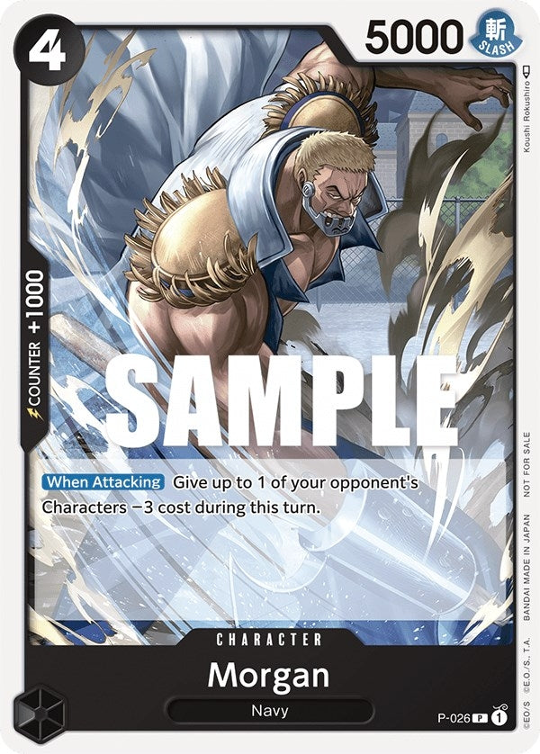 Image for Morgan (Pirates Party Vol. 2) (P-026) (One Piece Promotion Cards) - One Piece Card Game