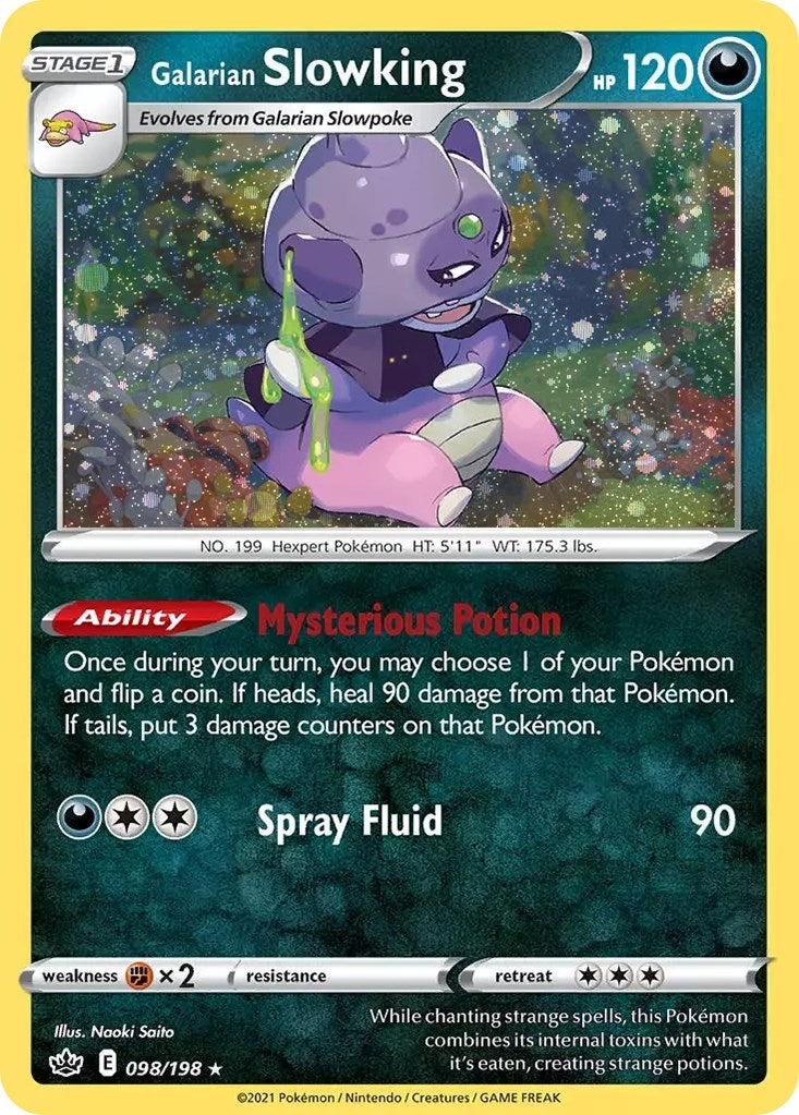 Image for Galarian Slowking (Cosmos Holo) (098/198) (Miscellaneous Cards & Products) - Pokemon