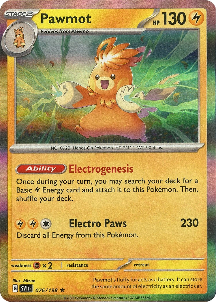 Image for Pawmot (076/198) (SV01: Scarlet & Violet Base Set) - Pokemon
