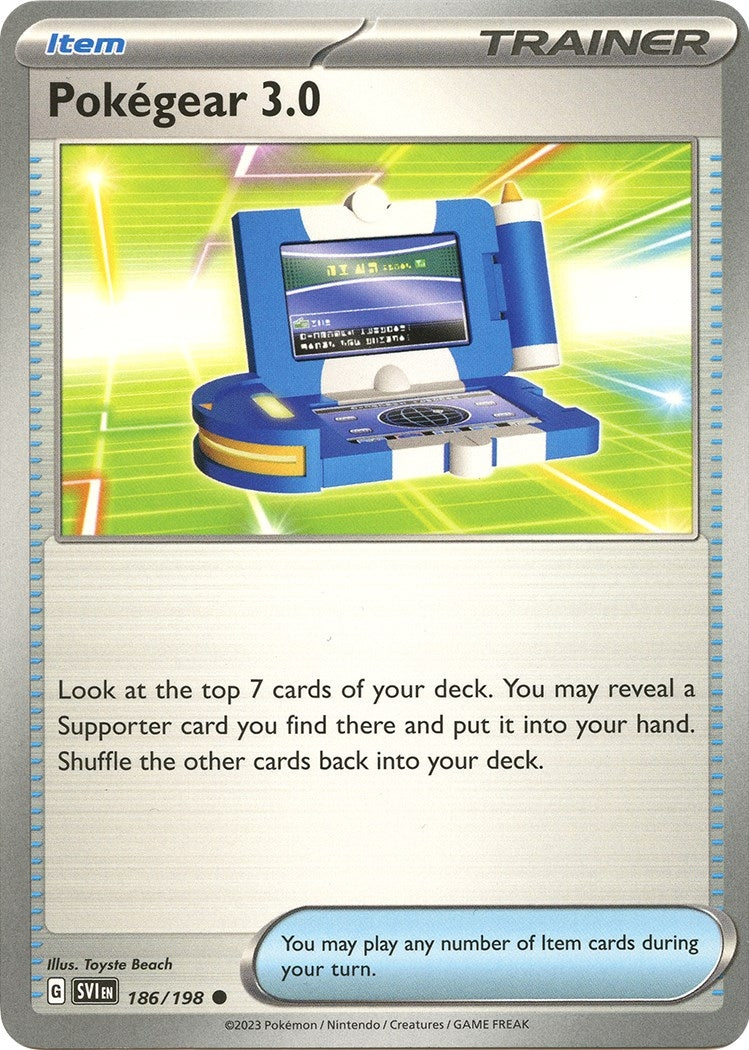 Image for Pokegear 3.0 (186/198) (SV01: Scarlet & Violet Base Set) - Pokemon