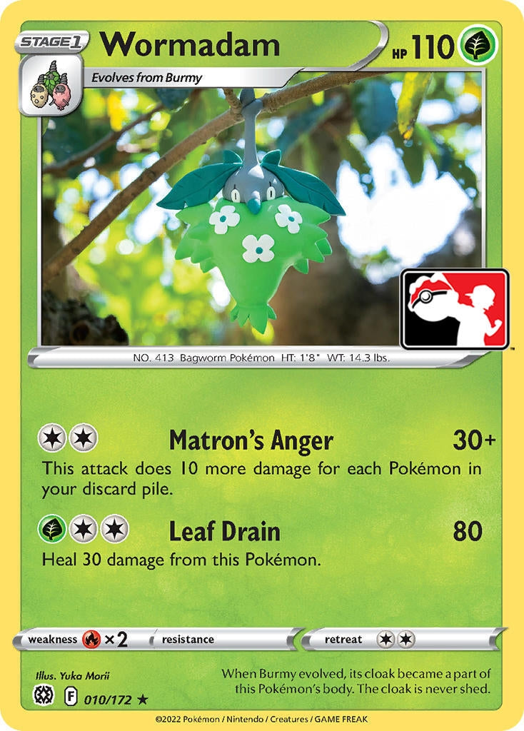Image for Wormadam (010) (010/172) (Prize Pack Series Cards) - Pokemon