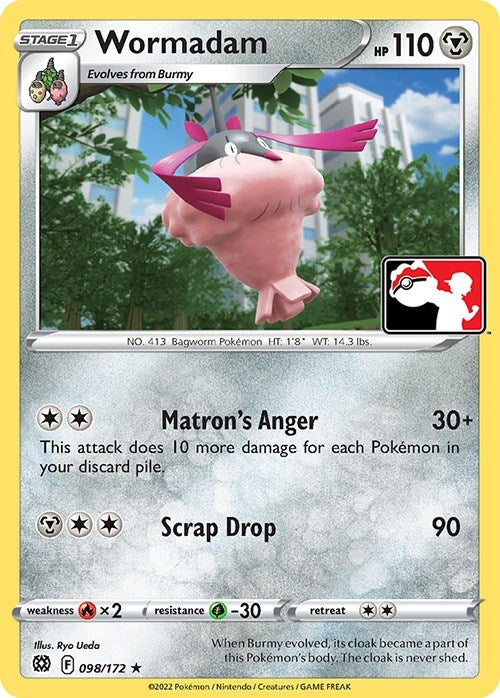 Image for Wormadam (098) (098/172) (Prize Pack Series Cards) - Pokemon