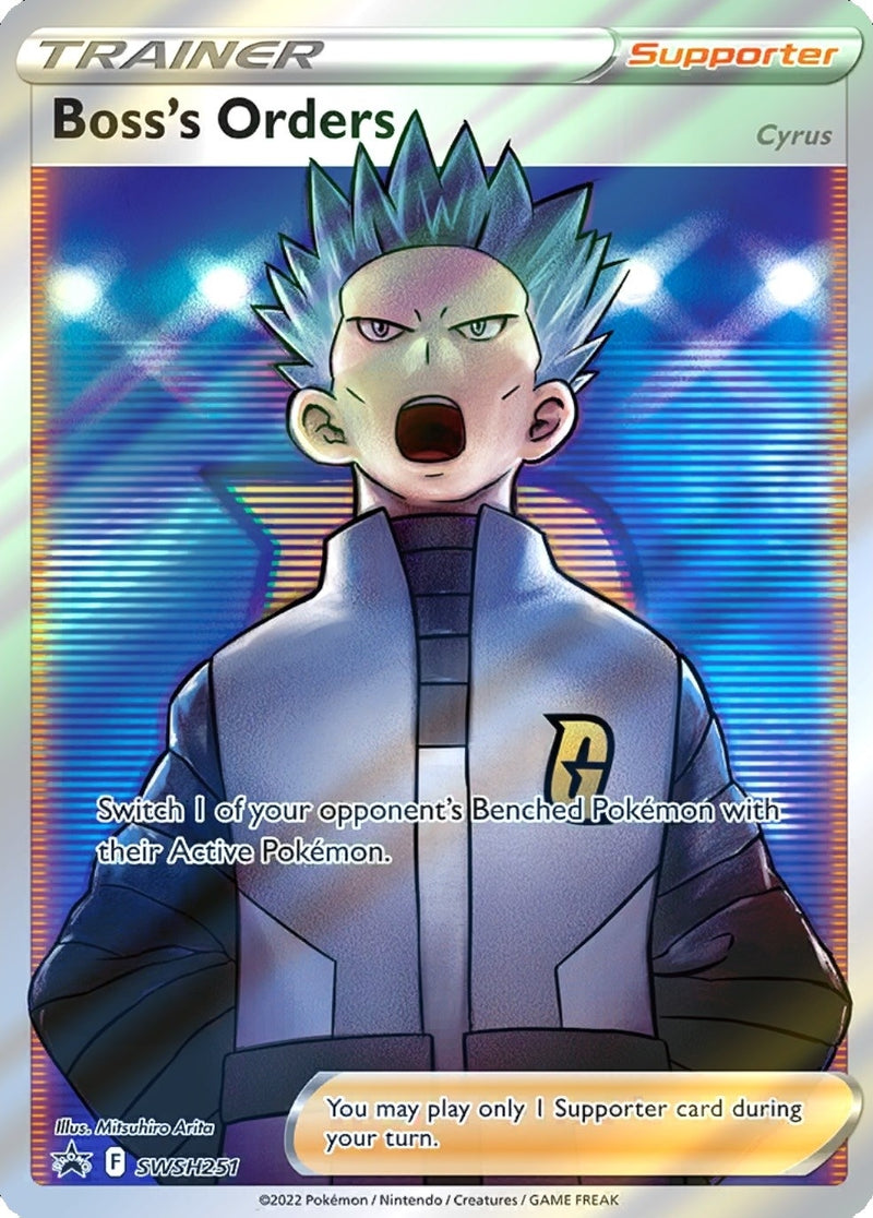 Image for Boss's Orders (Full Art) (SWSH251) (SWSH: Sword & Shield Promo Cards) - Pokemon