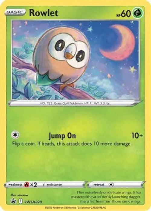 Image for Rowlet - SWSH220 (Cosmos Holo) (SWSH220) (Miscellaneous Cards & Products) - Pokemon