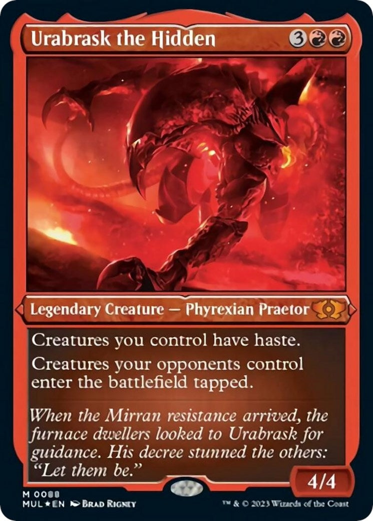 Urabrask the Hidden (Foil Etched) (88)
