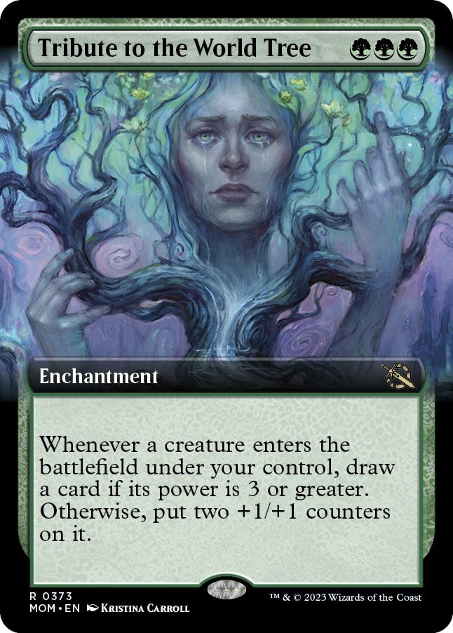 Image for Tribute to the World Tree (Extended Art) (373) - Magic: The Gathering