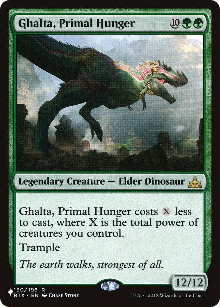 Ghalta, Primal Hunger (130/196) (The List Reprints)