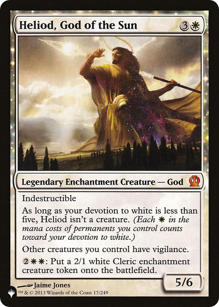 Image for Heliod, God of the Sun (17/249) (The List Reprints) - Magic: The Gathering