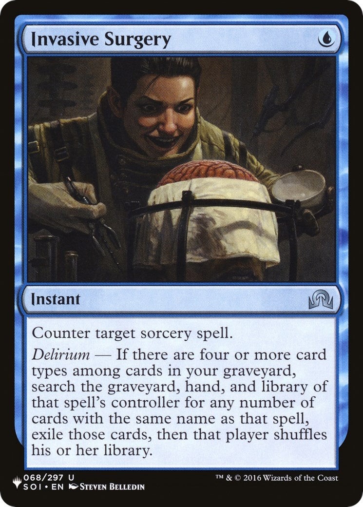Invasive Surgery (068/297) (The List Reprints)