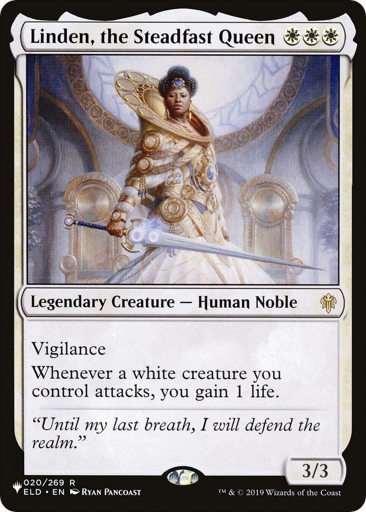 Image for Linden, the Steadfast Queen (020/269) (The List Reprints) - Magic: The Gathering