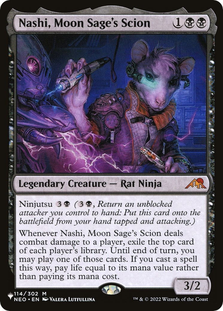 Nashi, Moon Sage's Scion (114/302) (The List Reprints)