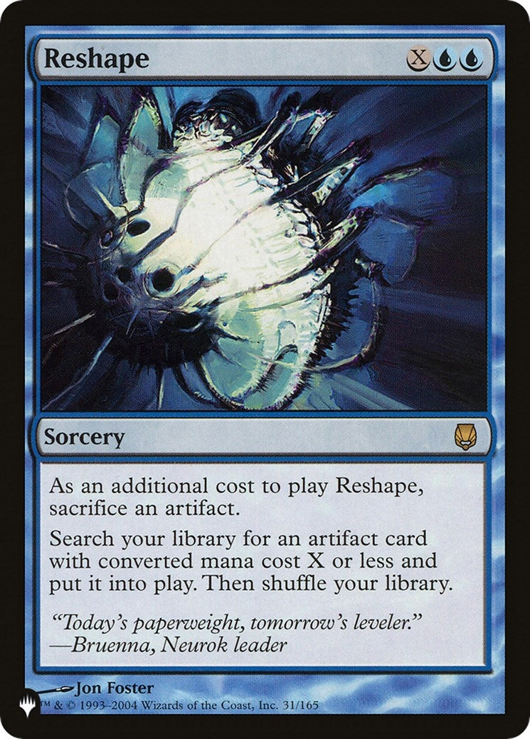 Reshape (DST) (31/165) (The List Reprints)