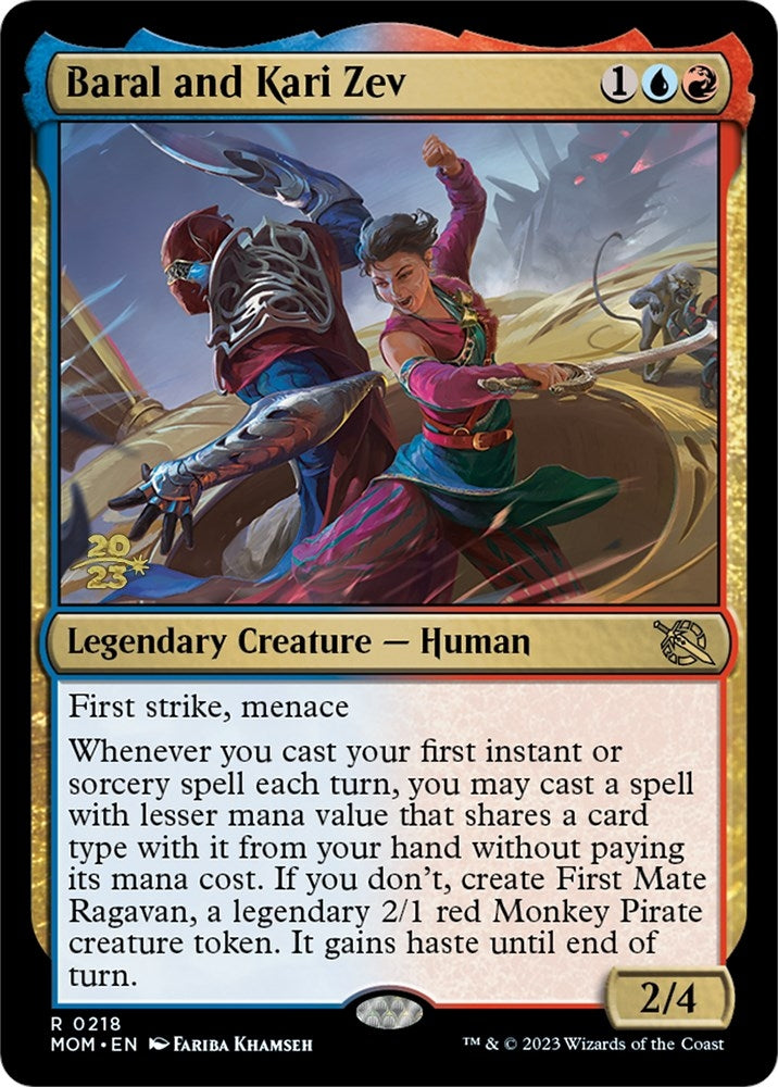 Baral and Kari Zev (218) (Prerelease Cards)