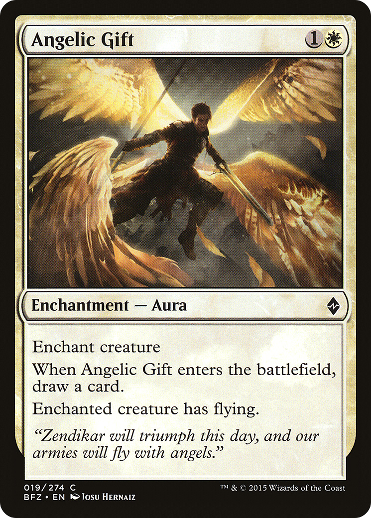 Angelic Gift (19) (Battle for Zendikar)