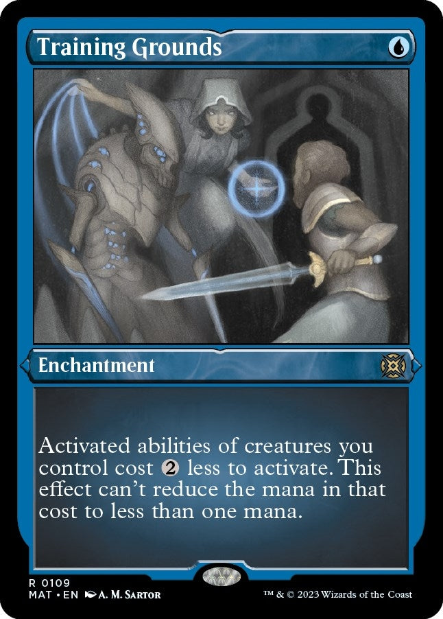 Image for Training Grounds (Foil Etched) (109) - Magic: The Gathering
