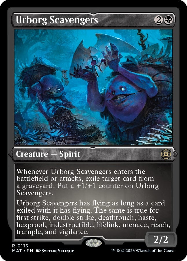 Image for Urborg Scavengers (Foil Etched) (115) - Magic: The Gathering