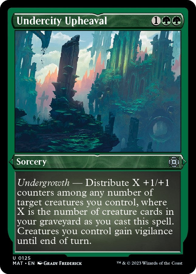 Image for Undercity Upheaval (Foil Etched) (125) - Magic: The Gathering