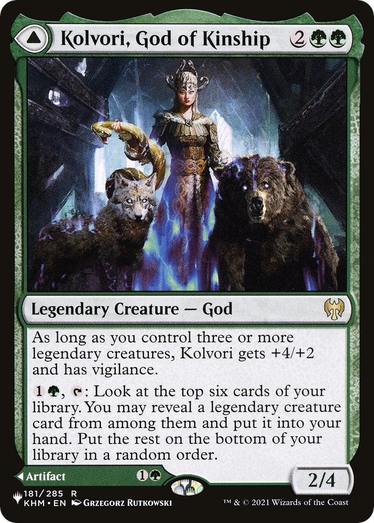 Kolvori, God of Kinship (181) (The List Reprints)