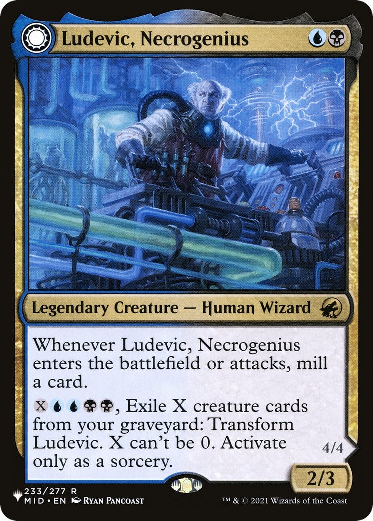 Ludevic, Necrogenius (233) (The List Reprints)