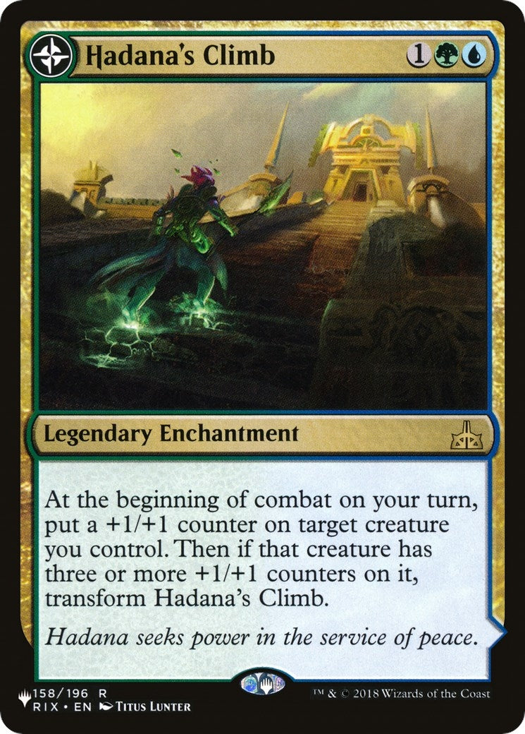 Hadana's Climb (158) (The List Reprints)