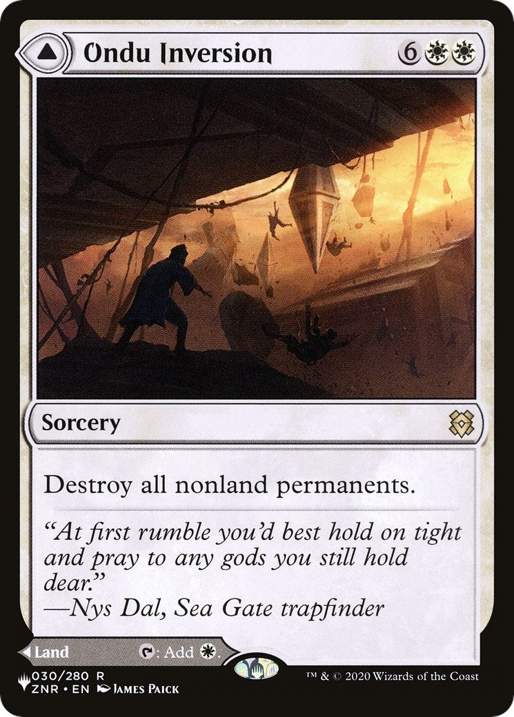 Ondu Inversion (30) (The List Reprints)