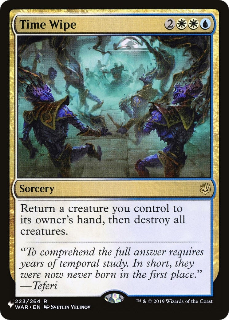 Time Wipe (223) (The List Reprints)
