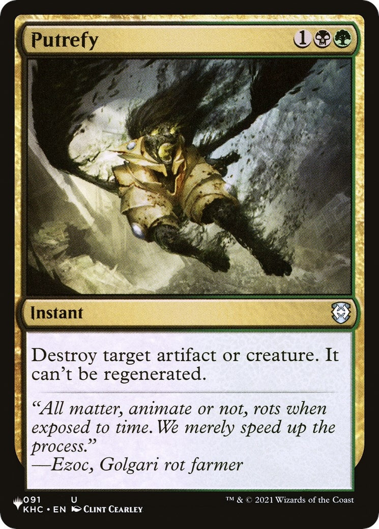 Putrefy (KHC) (91) (The List Reprints)