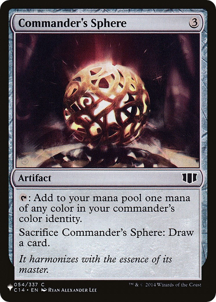 Commander's Sphere (54) (The List Reprints)