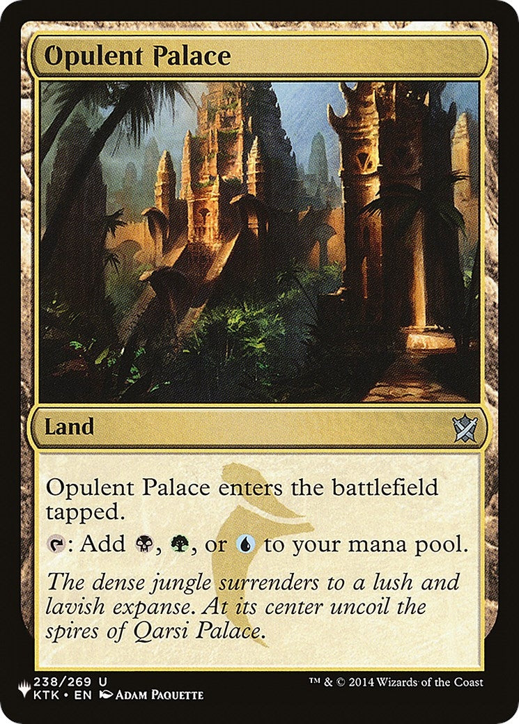 Opulent Palace (KTK) (238) (The List Reprints)