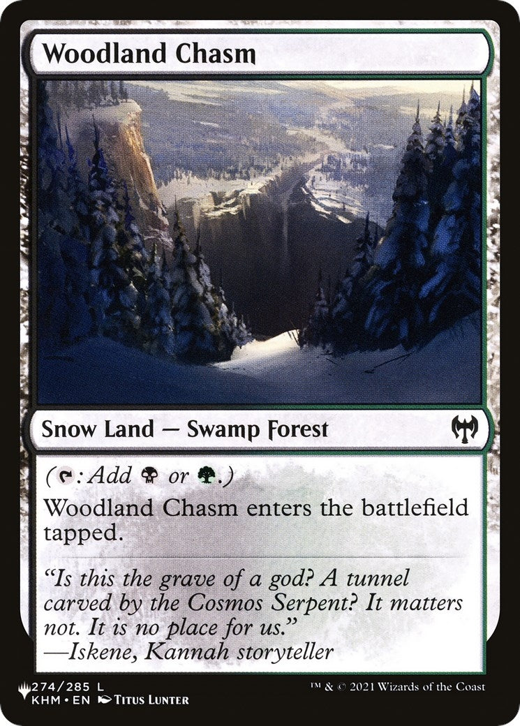 Woodland Chasm (274) (The List Reprints)